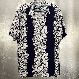 Pineapple Connection - men’s button down Hawaiian shirt, size L